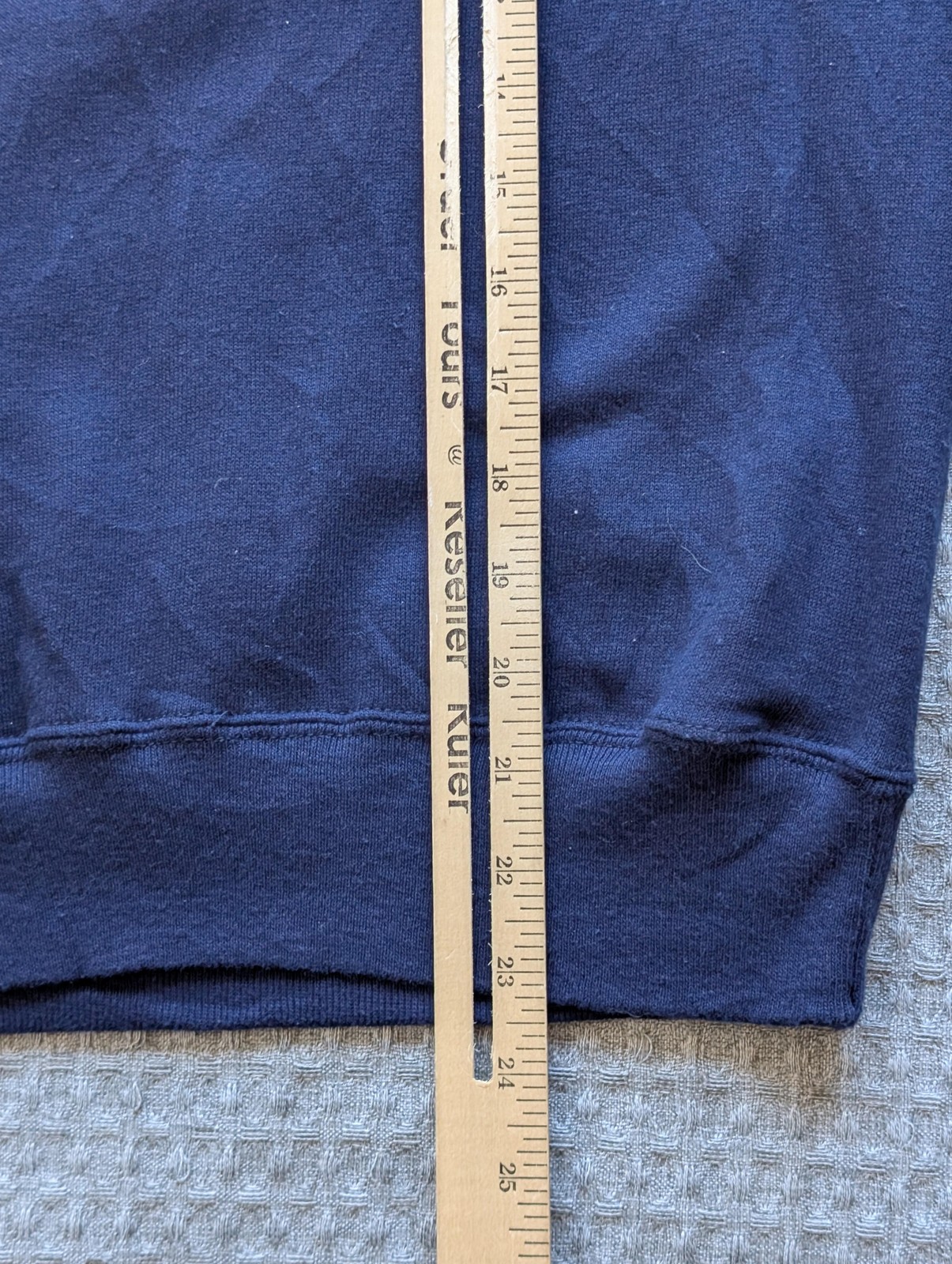 Vintage Champion Sweatshirt Adult Small Blue Trinity Sports Camper USA Raglan