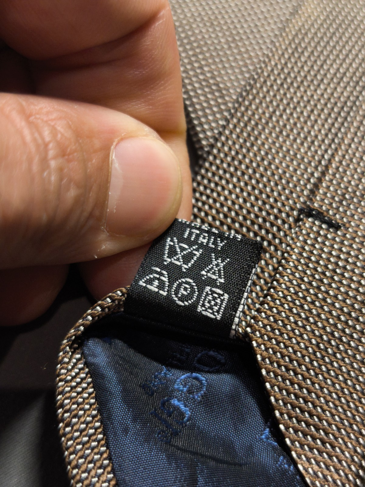 Boggi Milano – Solid Color Silk Jacquard Tie Made in Italy