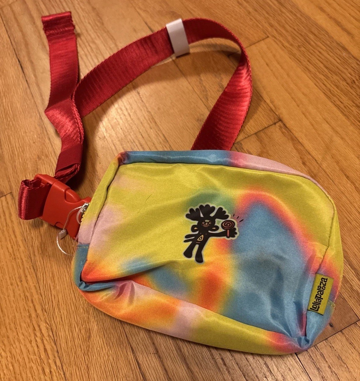 Official Lollapalooza Multi Color Fanny Belt Bag 5″ x 7.5″ Souvenir Merch Promo