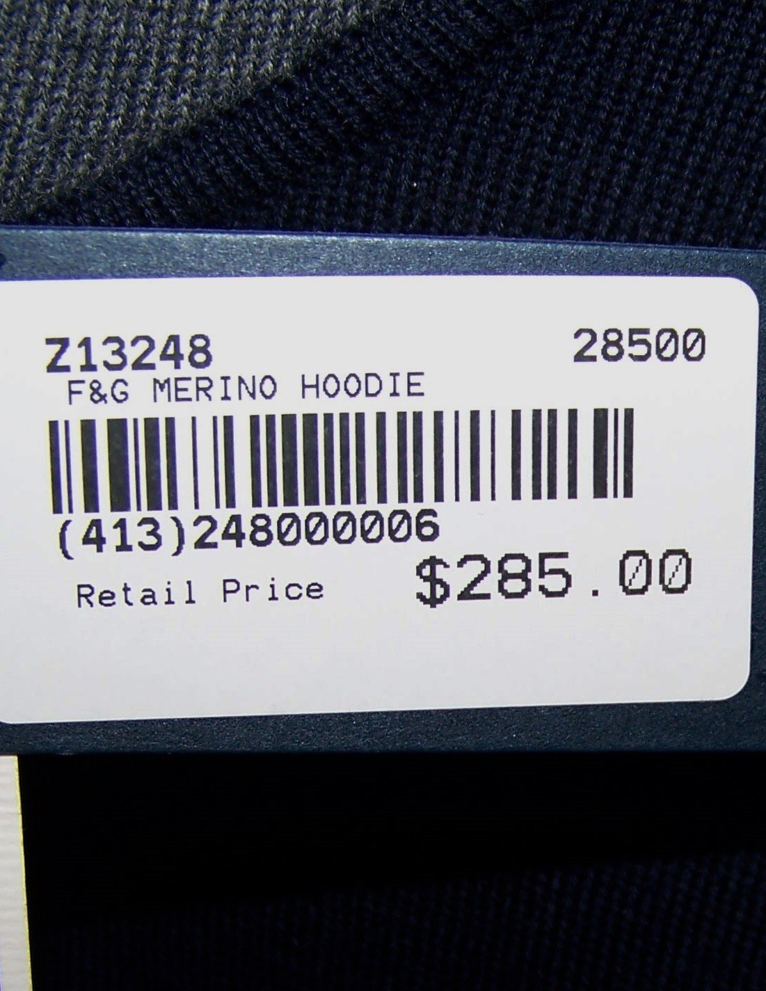NEW $285 FAIRWAY & GREENE Wool Pullover Sweater Hoodie DEEPDALE GOLF CLUB Sz XL