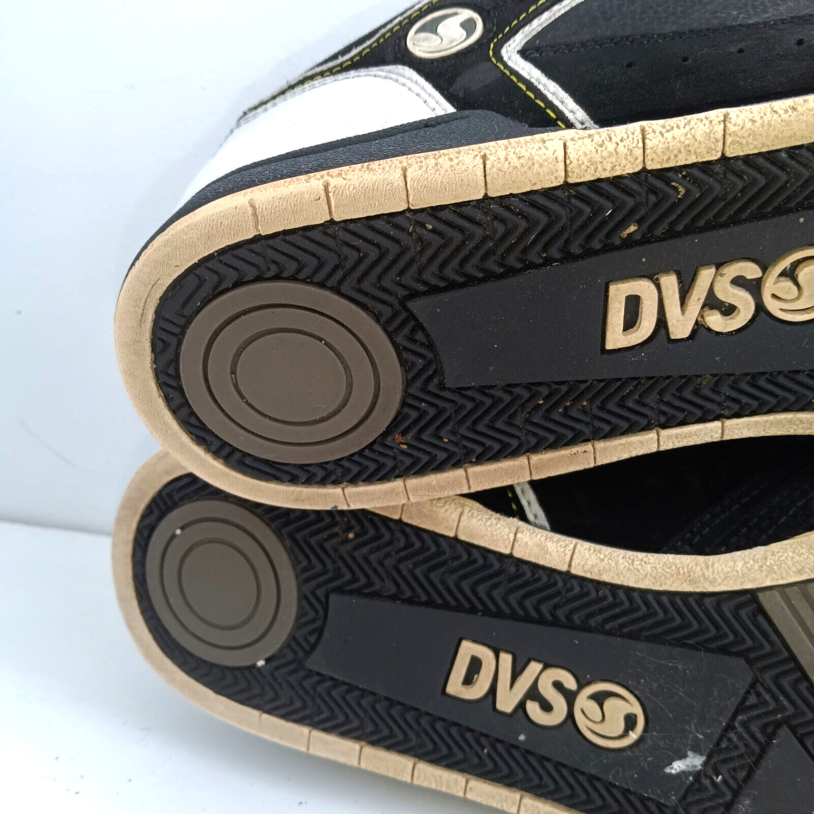 DVS Transom Skateboard Sneakers Men’s Size 12 Black/White Retro