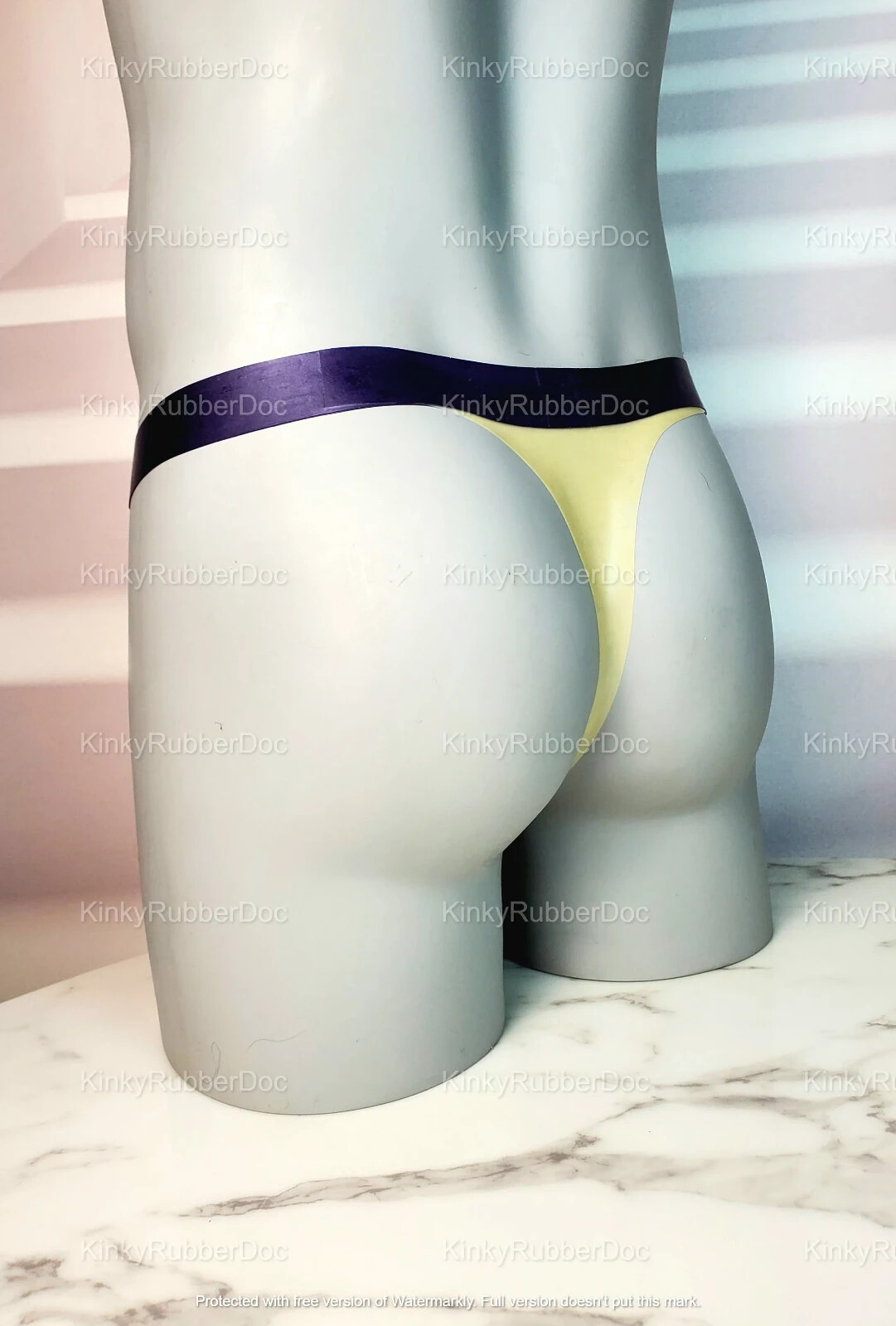 Handmade Latex Rubber Jockstrap or G-String Thong Custom color