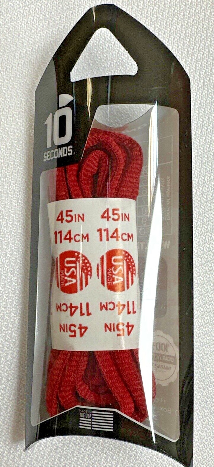 New Balance 10 Seconds Oval Athletic Shoelaces Laces 36″- 63″ Made in USA!