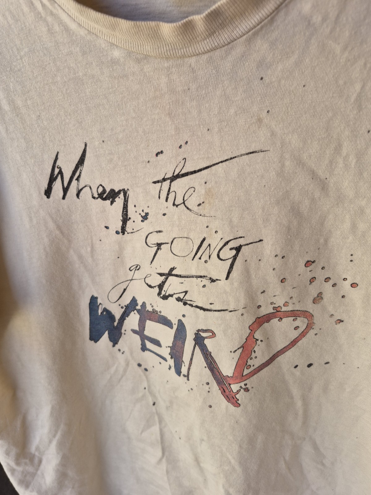 Vintage 1983 Weird Turn Pro Hunter Thompson R Steadman Art T-Shirt Fear Loathing