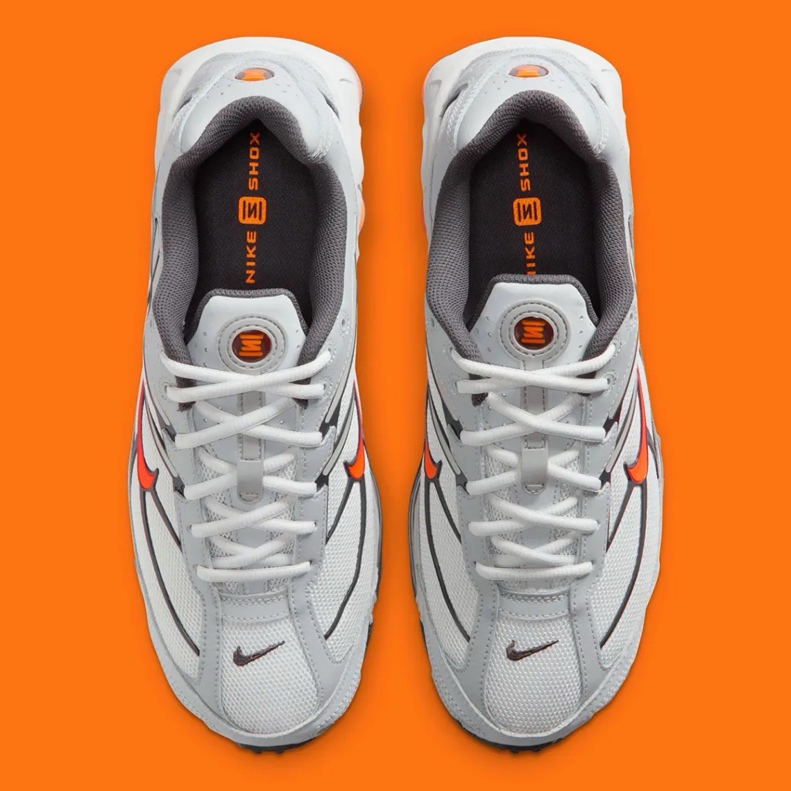 Nike Shox Ride 2 Photon Dust Grey Orange Running Sneakers IO4296-004 Men’s Sizes