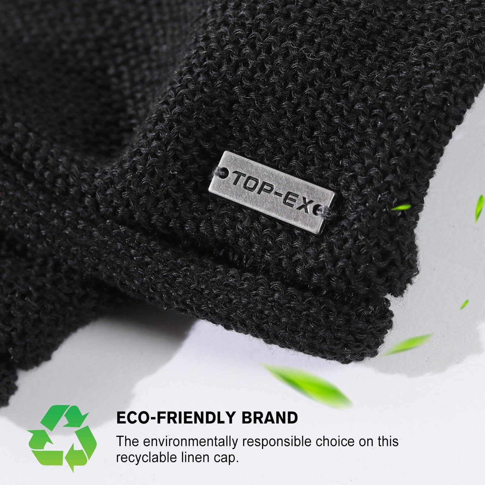 100% Linen Lightweight Summer Beanie for Men – Cool & Breathable Slouchy Bean…