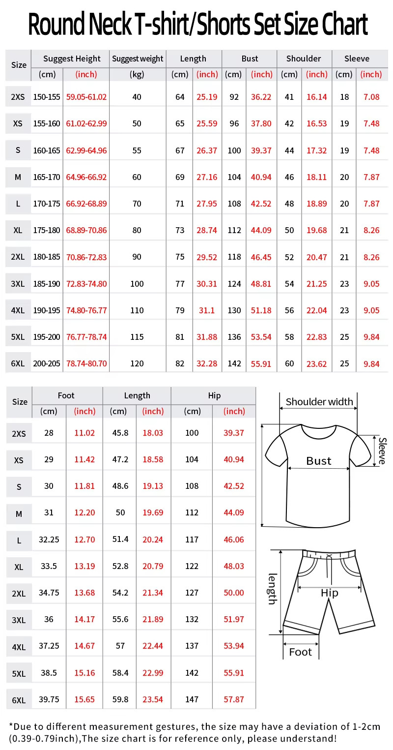 Men 2-Piece Set Summer Outfit Short Sleeve Sweatshirt T Shirts and Shorts Suits