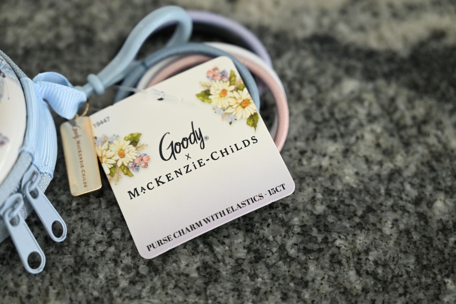 NEW Goody x MacKenzie Childs Elastic Pouch Butterfly Purse Charm 15 Count Bands