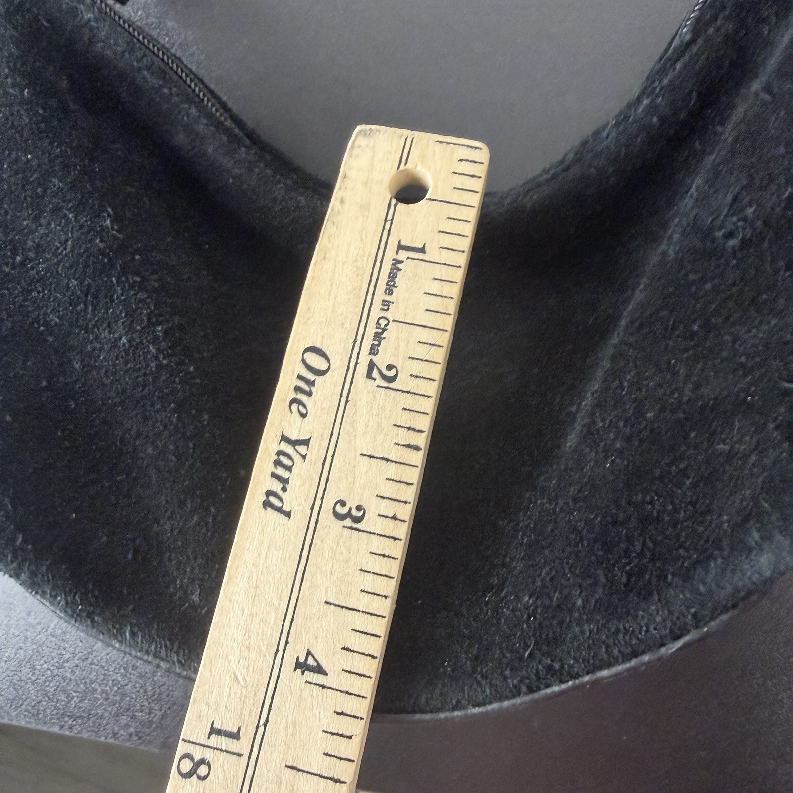 Kathy Ireland Y2K Mini Small Handbag Purse Black Leather Suede Casual Simple