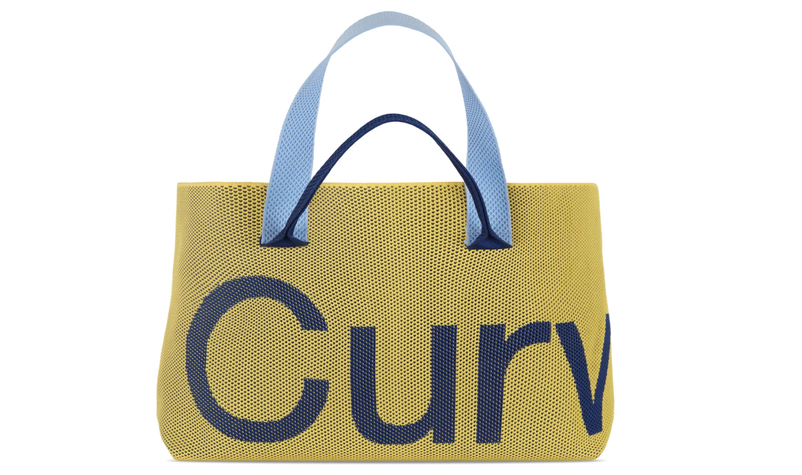 Curves By Sean Brown Perforated Knit Tote (Maize) NEW | PRESALE