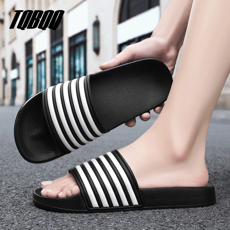 Men’s Slides Sandals EVA Foam Comfortable Non-Slip Women’s Massage Slippers for