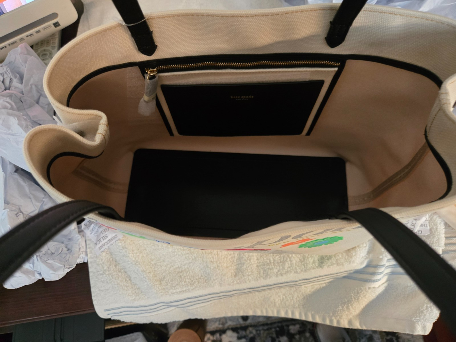 Kate Spade New York Fresh Picks Canvas Tote Bag Retail $298