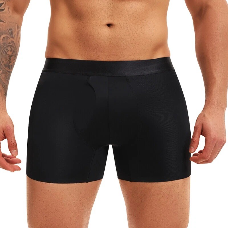 Men Butt Lifter Padded Underwear Boxer Briefs Booty Hip Enhance Shorts Shapewear