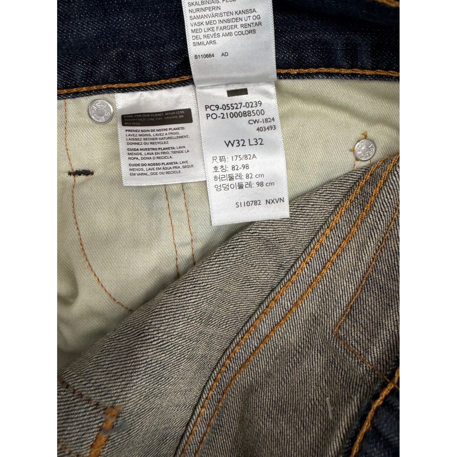 Levis 527 Slim Bootcut Jeans Mens 32×32 Medium Wash Blue Denim 05527-0239