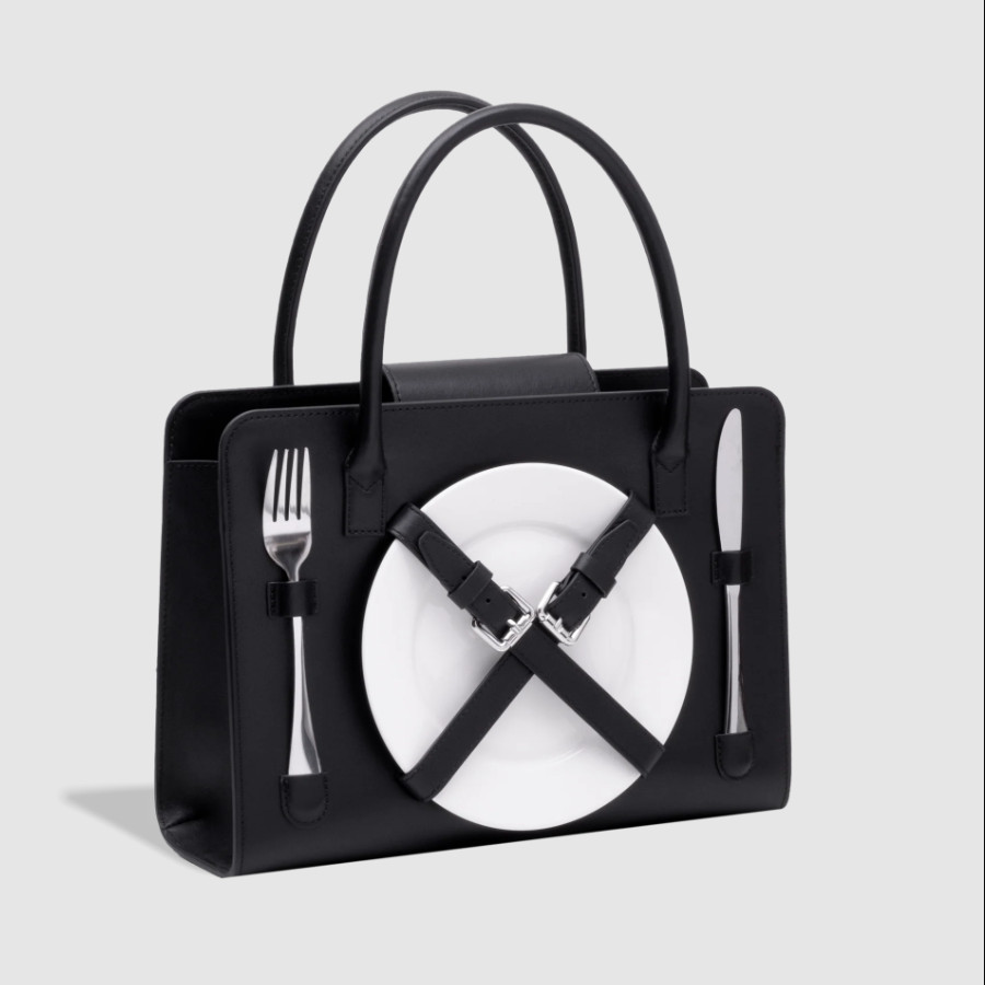 NWOT Nik Bentel Studio the Dinner Bag Black by Nik Bentel Brand New without Tags