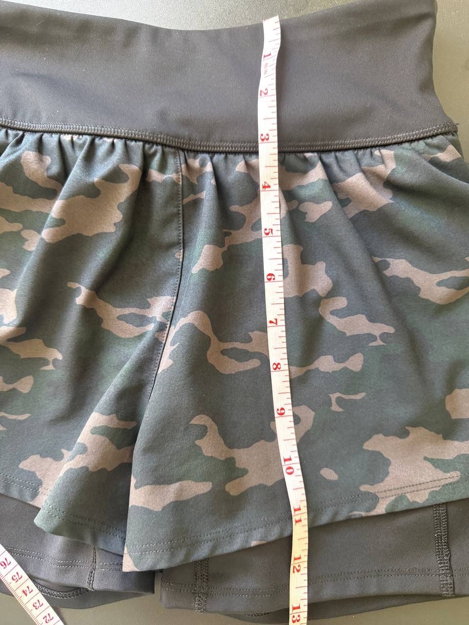 SPANX by Sara Blakely XS/TP Camo 2-in-1 Athletic Running Shorts