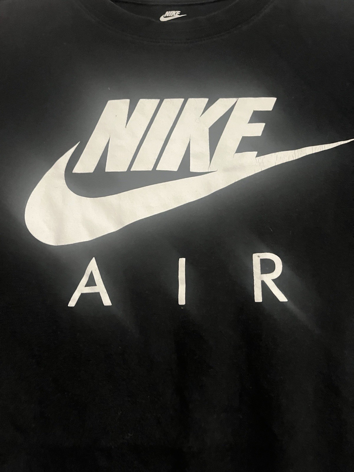 Nike Men’s T-Shirt Athletic Logo Swoosh Printed Active Size M