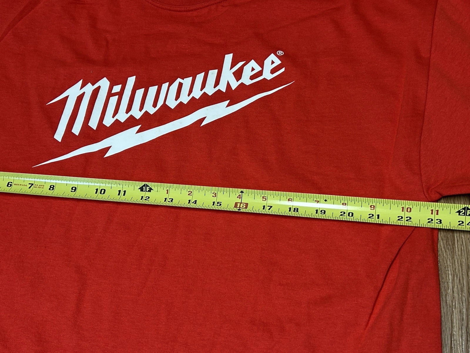 Milwaukee Tools Nothing But Heavy Duty Red T-Shirt Short Sleeve M12 18 NEW XL