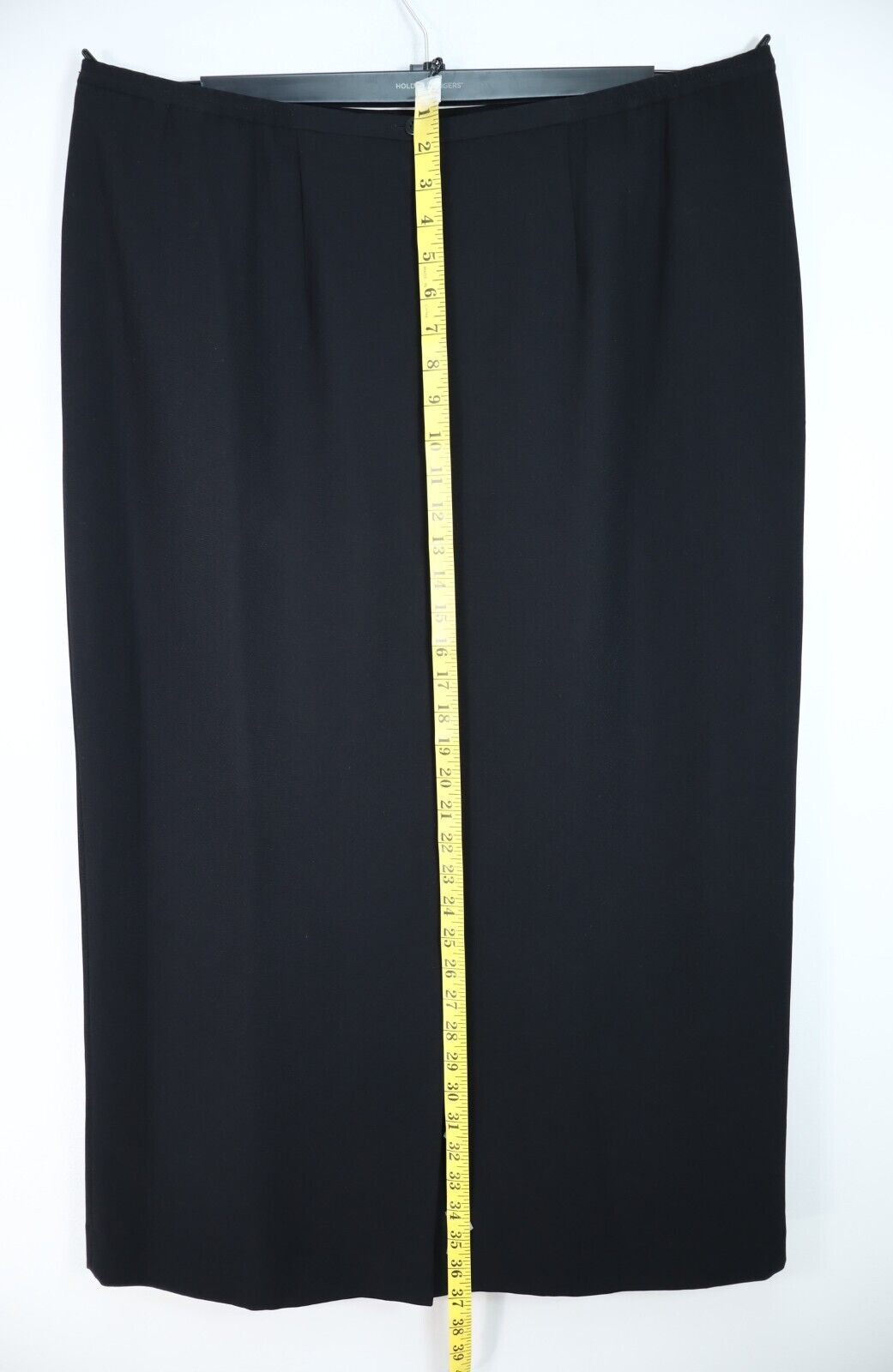 AUGUST MAX WOMAN Women’s Acetate Polyester Long Pencil Skirt Black 16W Plus