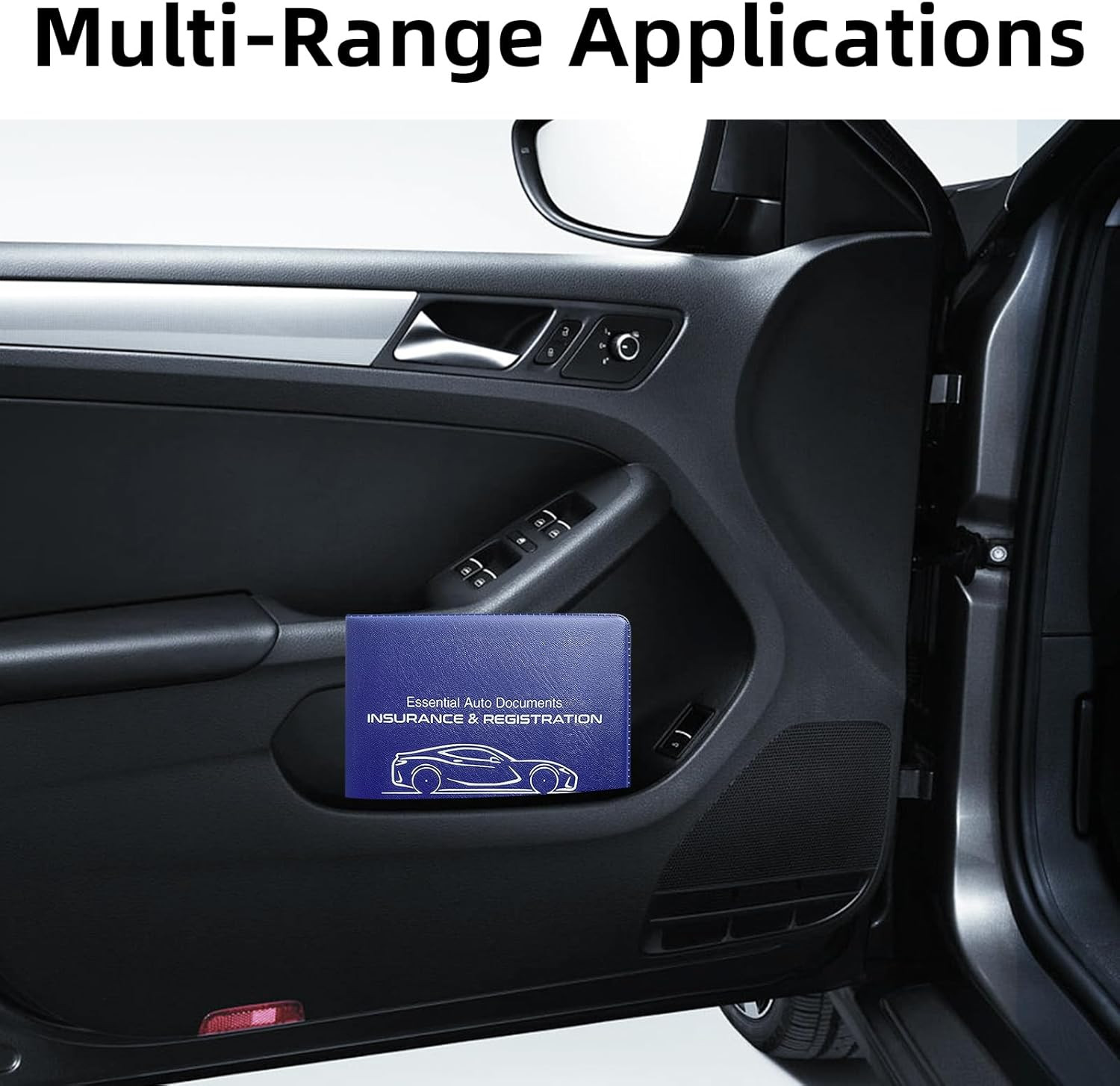 2PCS Car Registration and Insurance Holder, Vehicle Essential Document Organizer