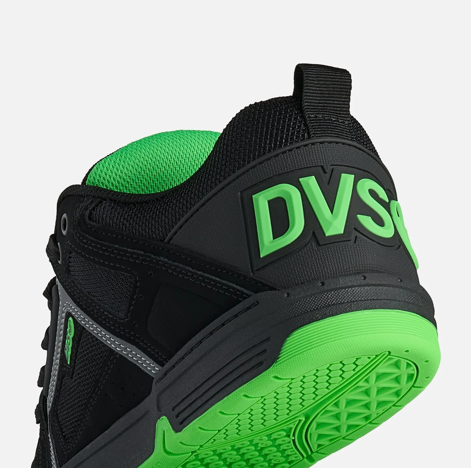 DVS Comanche – BLK/CHARCOAL/LIME – (NEW/ALL SIZES)🟢