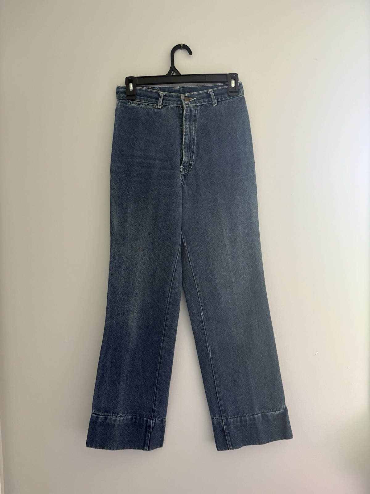 Vintage 80s Gitano High Rise Wide Leg Embroidered Jeans Size 9/10