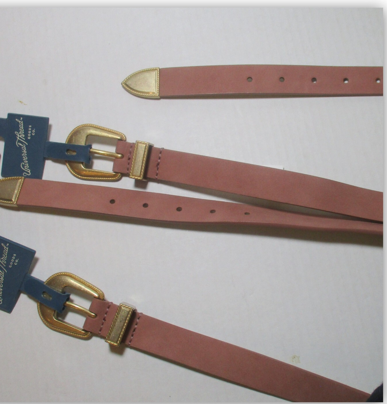 Universal Thread women’s belt BLUSH 7/8 inch wide Man Made Materials Small