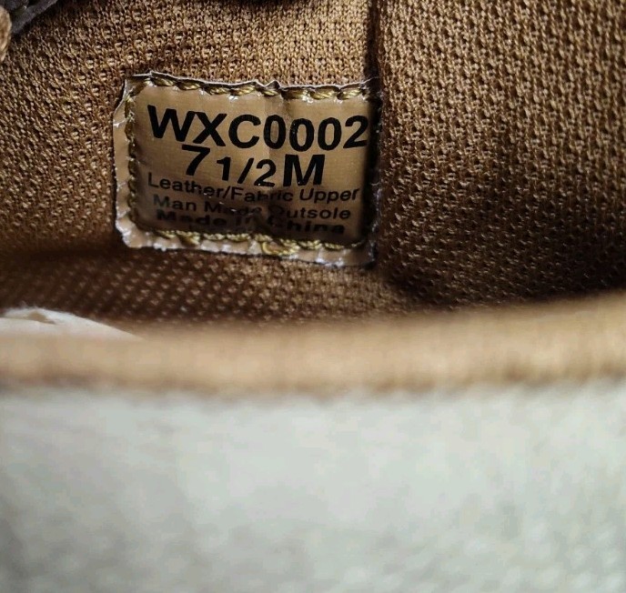 Twisted X WXC0002 TWX Khaki Brown Eco Leather Fabric Lace-Up Women’s 7.5 M