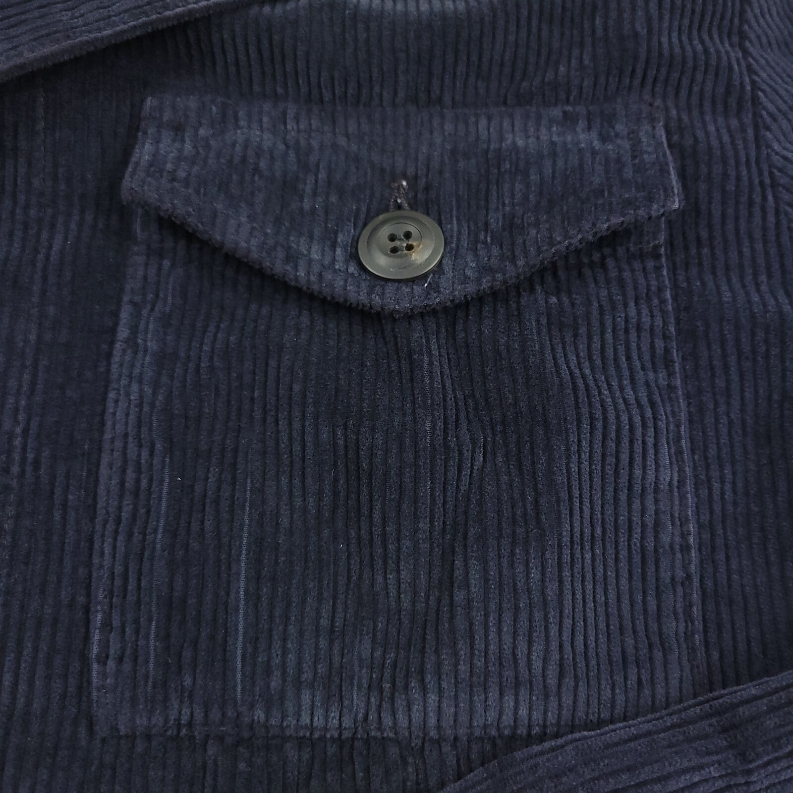 Altea Giacca Dawson Corduroy Jacket Mens Medium Velluto Tinto Capo Blue