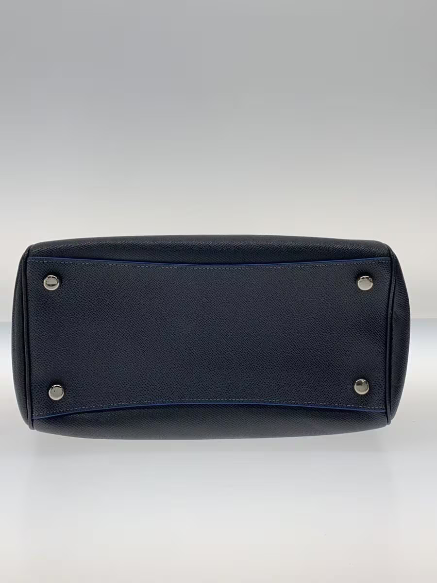 COACH Shoulder Bag Leather NVY Plain F31375