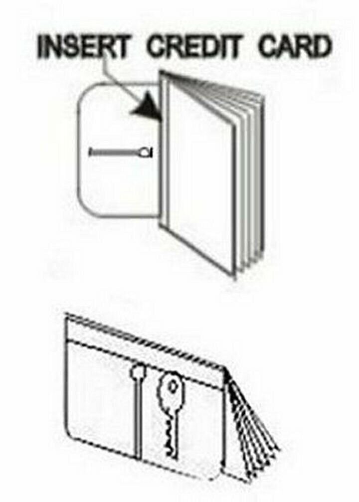 Set of 2 Heavy Duty Vinyl 6 Pages Insert with Key Pages for Bifold or Trifolds W