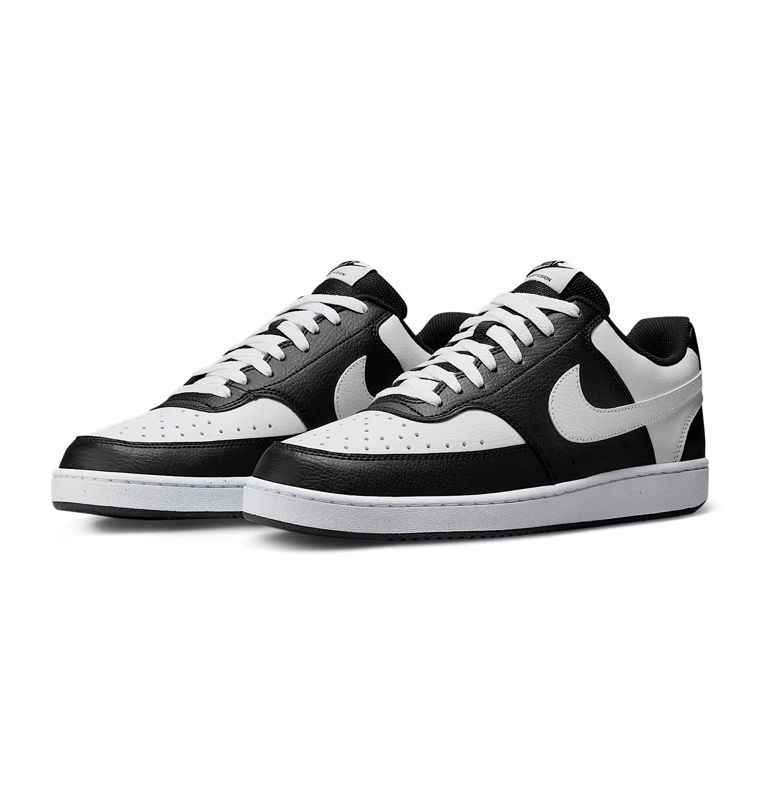 Nike Men’s Court Vision Low Black/White Sneakers Shoes, HM9862-001