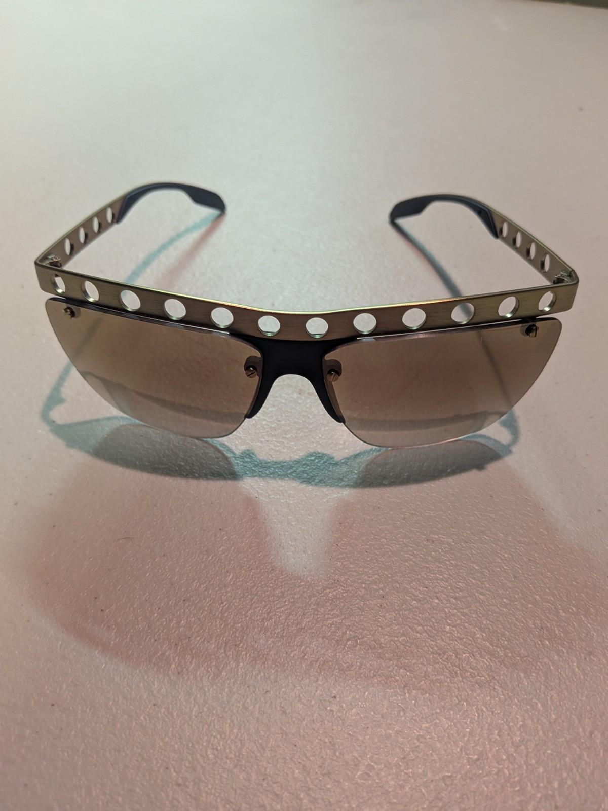 Authentic Prada Sunglasses SPR53R TWE-2G2 – Copper Frames – 62MM
