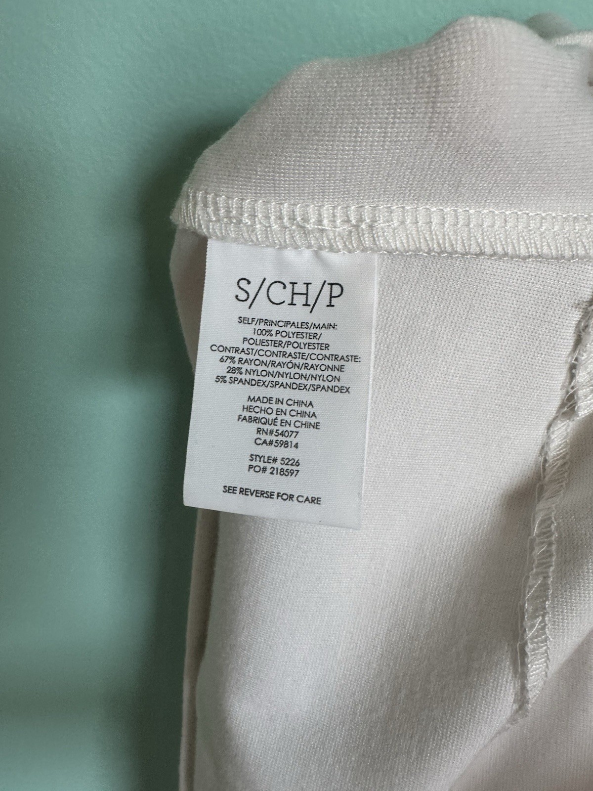 CAbi Woven Layered Zip Stretch Round Neck Sleeveless Blouse White Women’s S