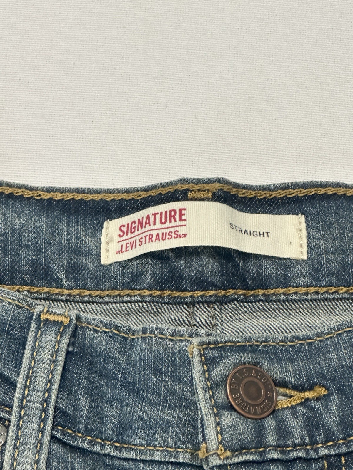 Signature By Levi Strauss NEW Men’s Straight Flex Jeans