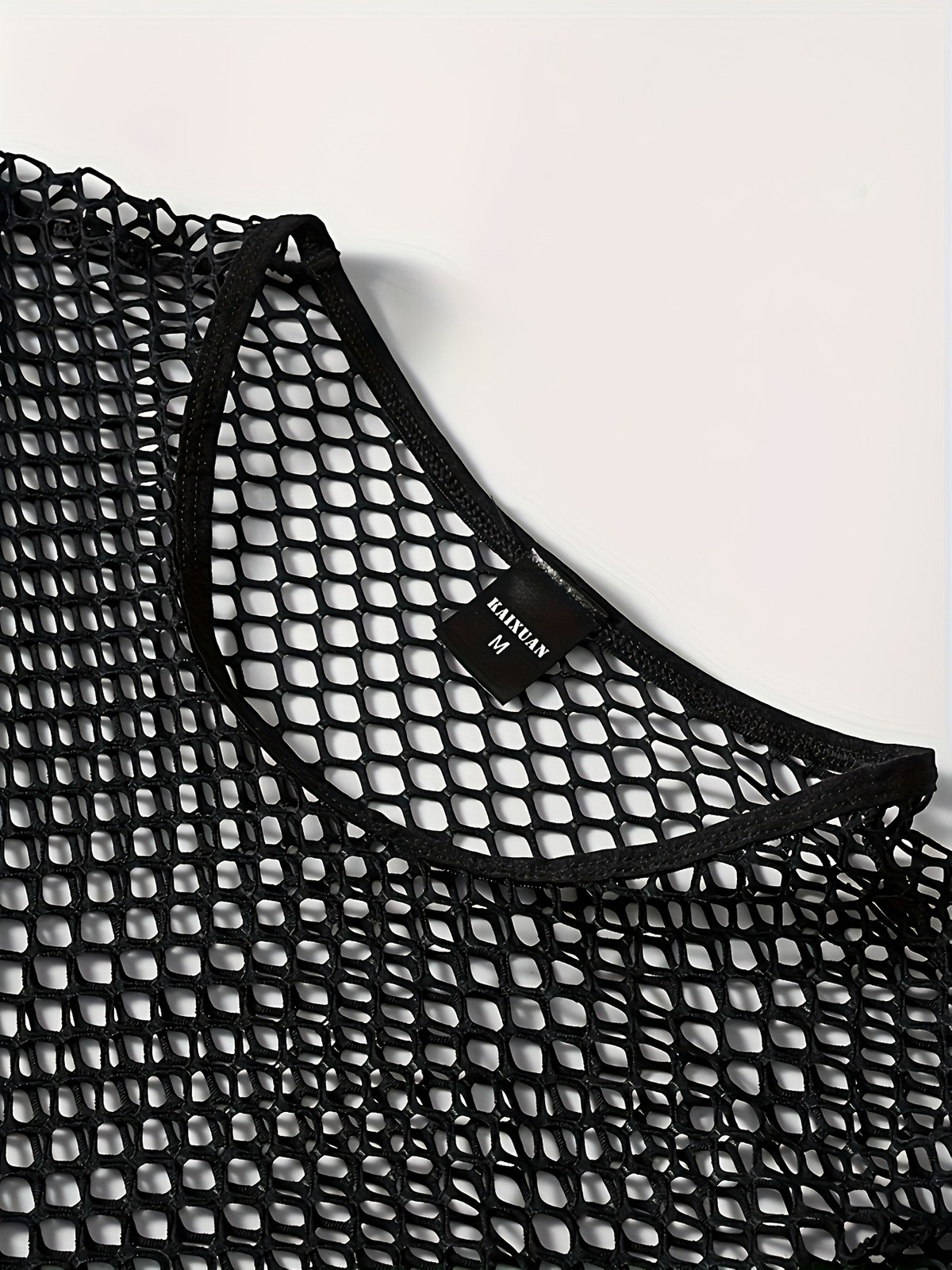 Mens’s Sheer Fishnet Short Sleeve Breathable Large Mesh Hole Top T-Shirts
