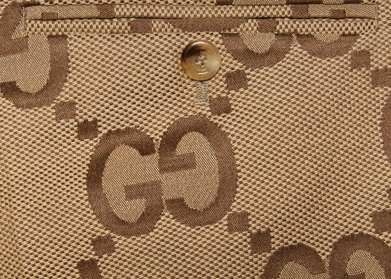 NWT Gucci Jumbo GG Canvas Shorts Beige/Ebony Size 48 Medium $1150 Authentic