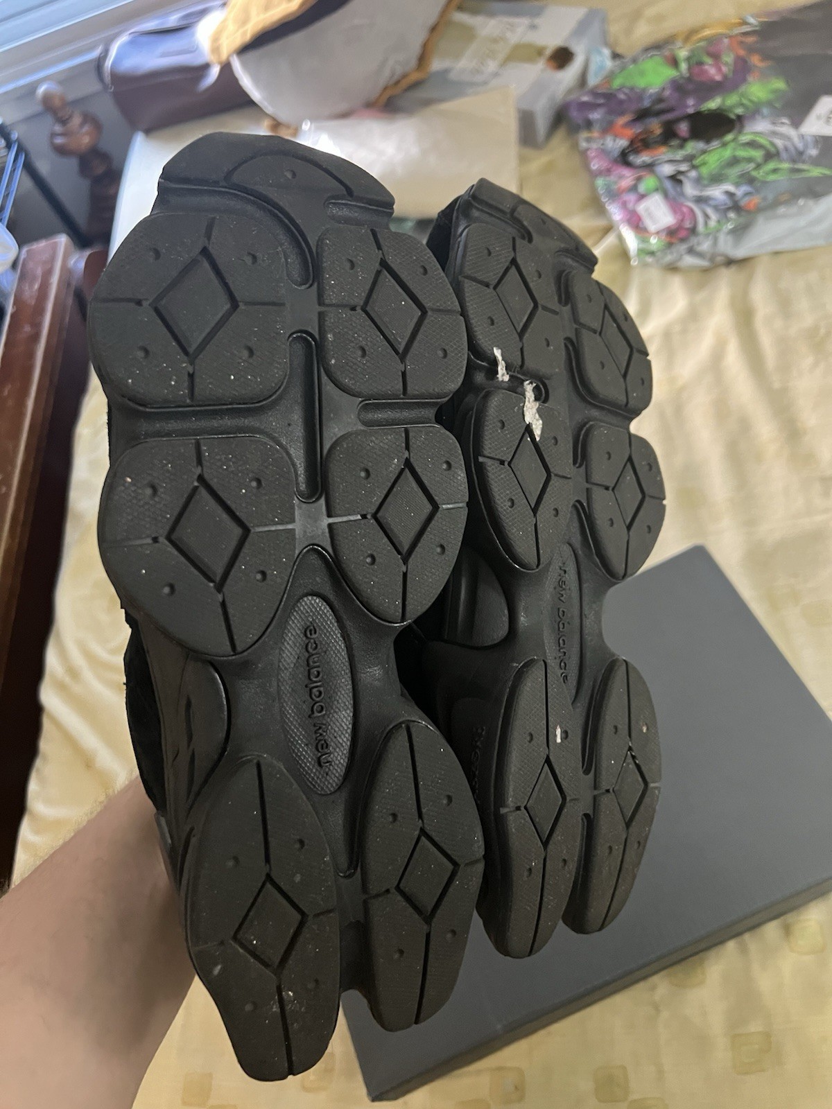 Size 8.5 – New Balance 9060 Triple Black Suede