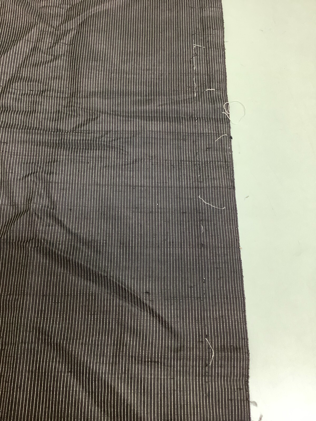 Japanese Vintage Kimono Fabric cloth Boro pure silk black scrub dirt 52.7×7.4in