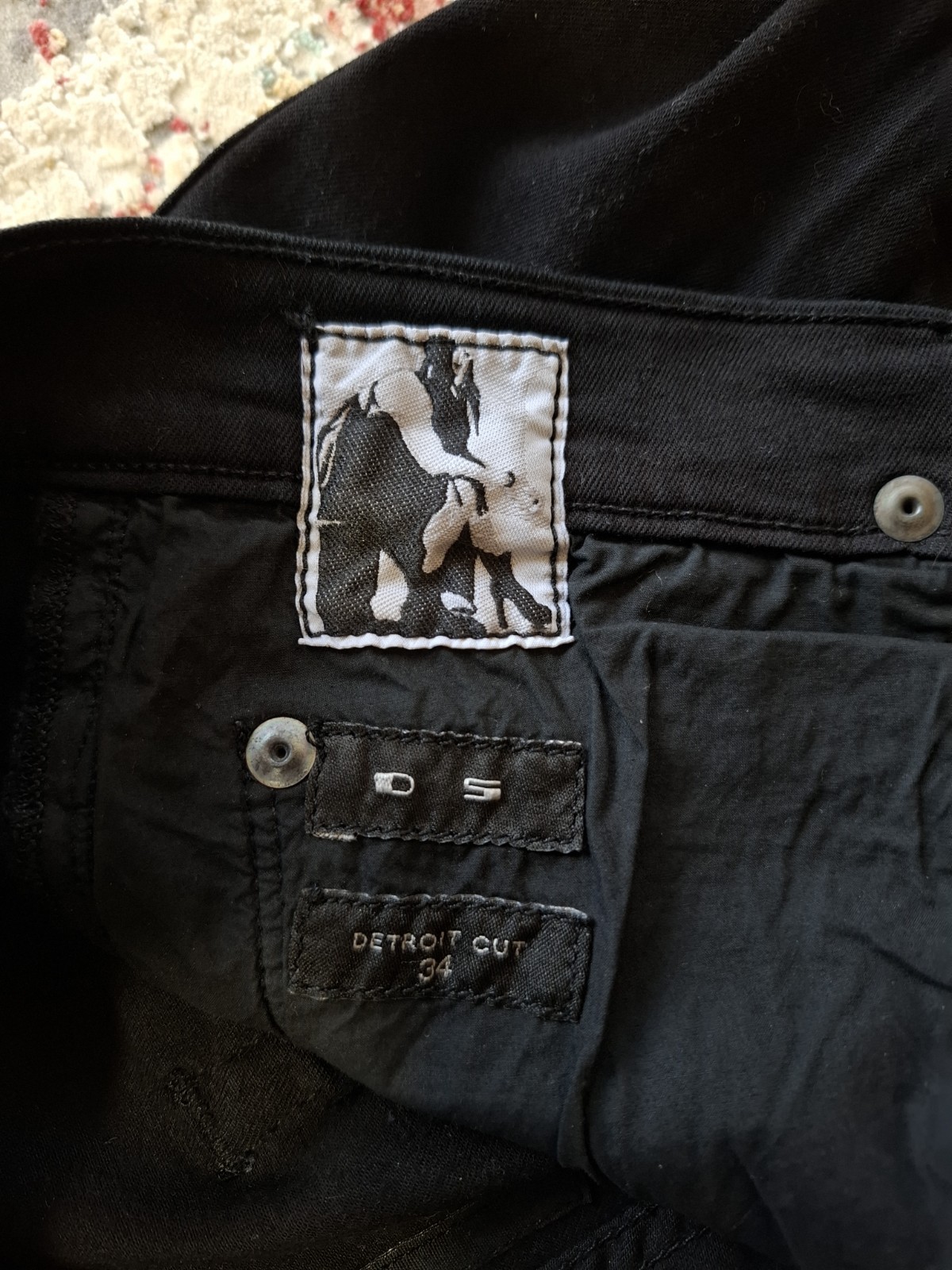 Rick Owens Drkshdw FW14 Detroit cut “Moody” denim