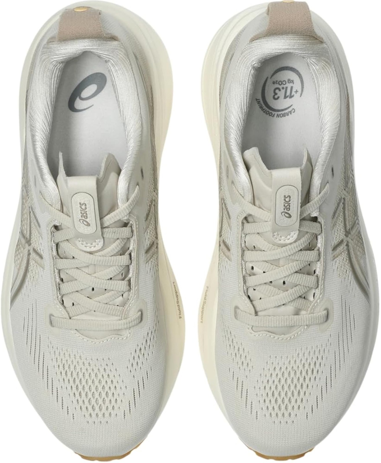 ASICS Women’s Gel-Kayano 33 Running Shoes – Oatmeal/Cream – 11