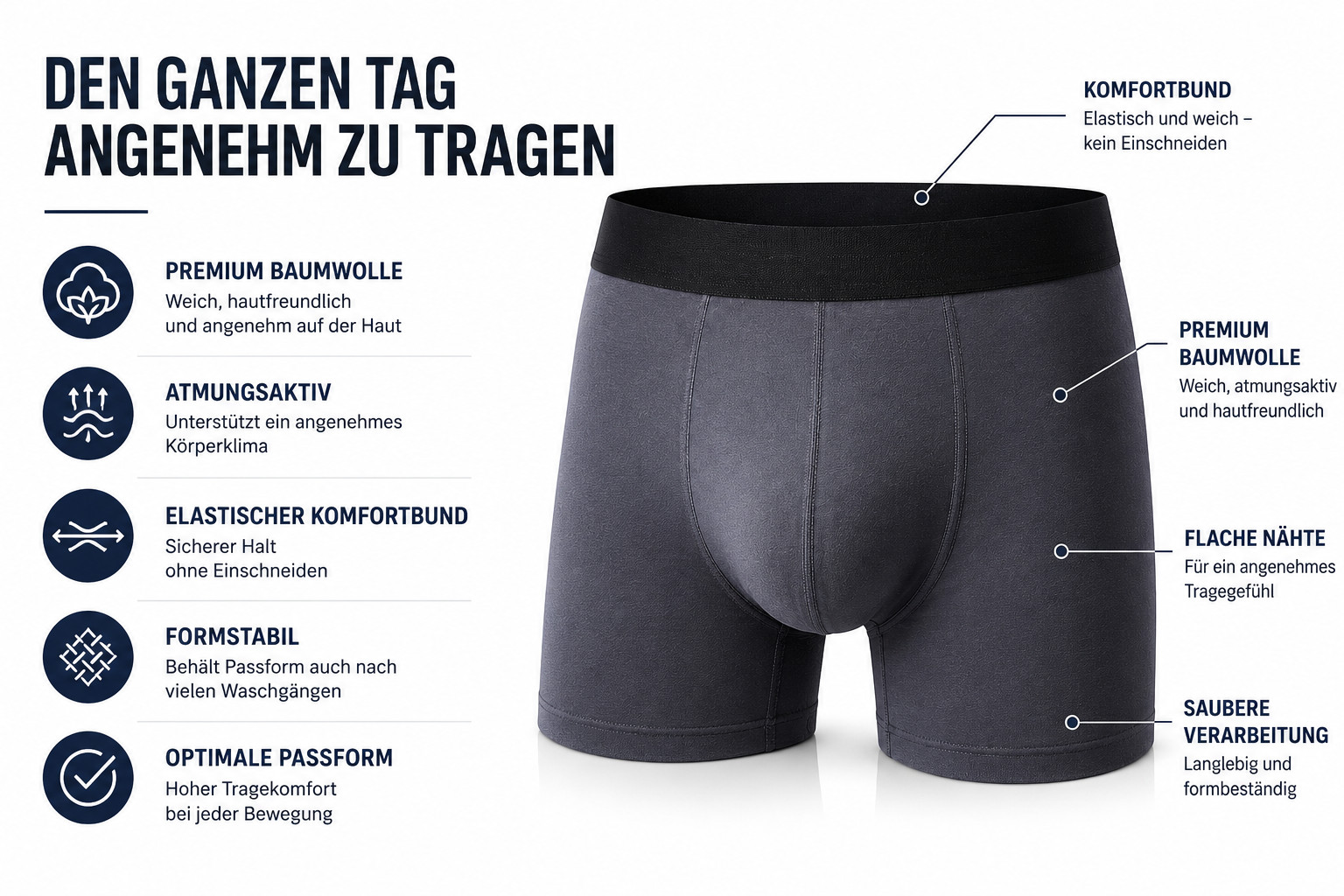 5 mens boxer shorts cotton S M L XL XXL XXXL underpants underwear boxers