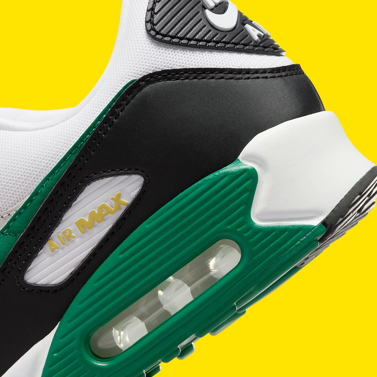 Nike Air Max 90 White Malachite Green Black FB9658-102 Men’s