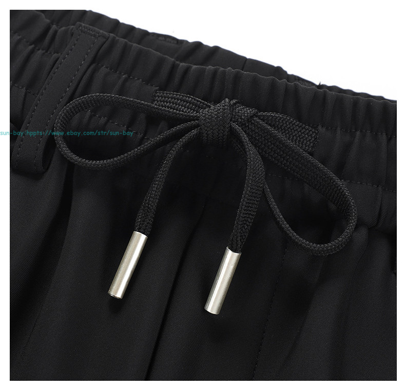 Winter Men Fleece Lined Joggers Pants Workout Warm Trousers Casual Straight Pant