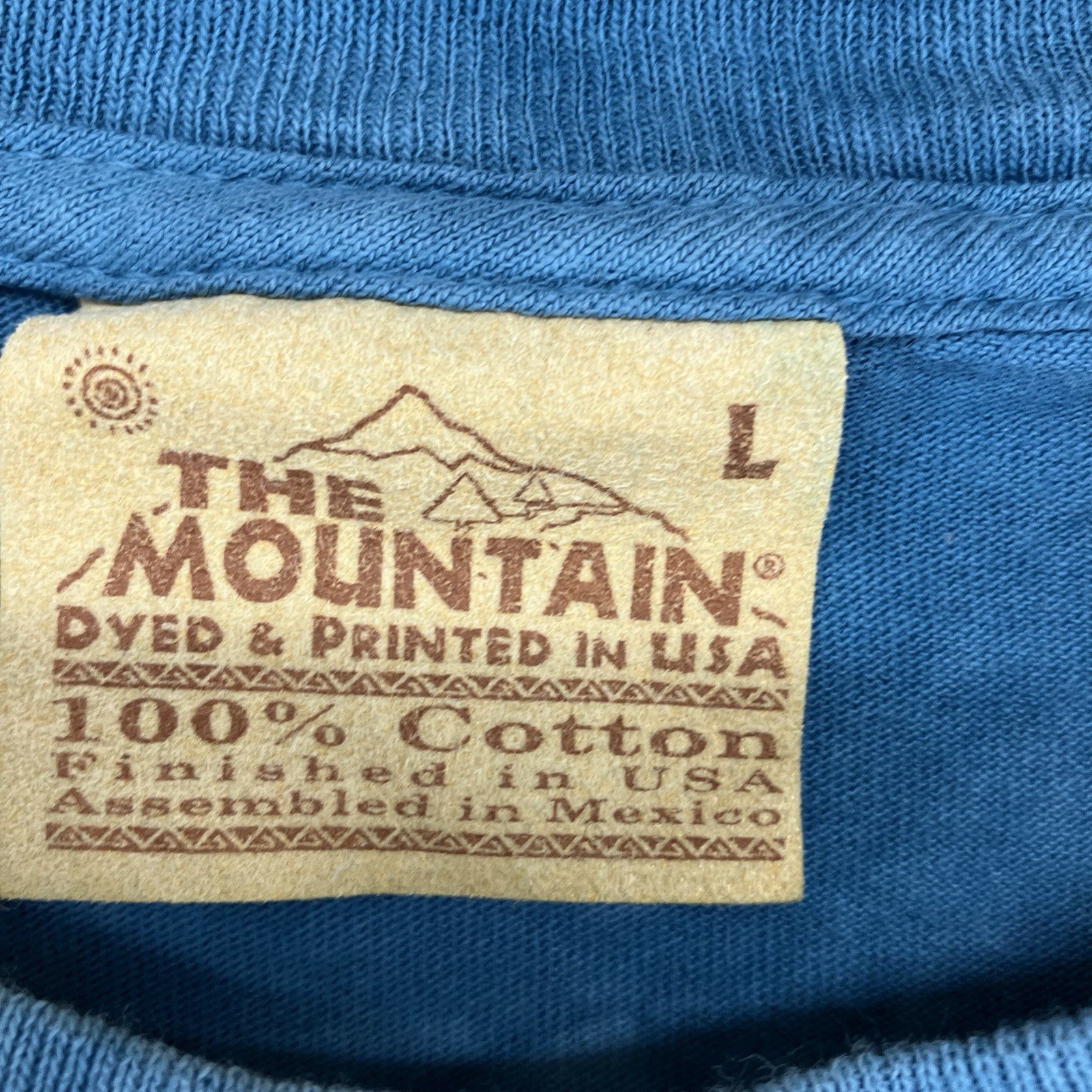 Vintage Butterfly Nature T Shirt Mens Large Mountain Cotton Super Colorful