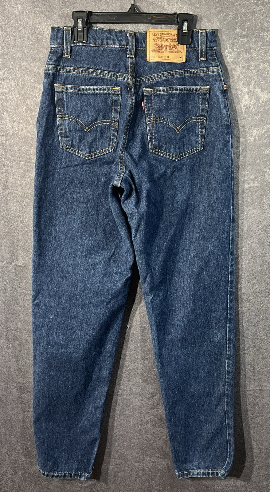Vintage 1997 Womens 550 Levi Jeans Relaxed Tapered 6 Reg M (27Wx32W)