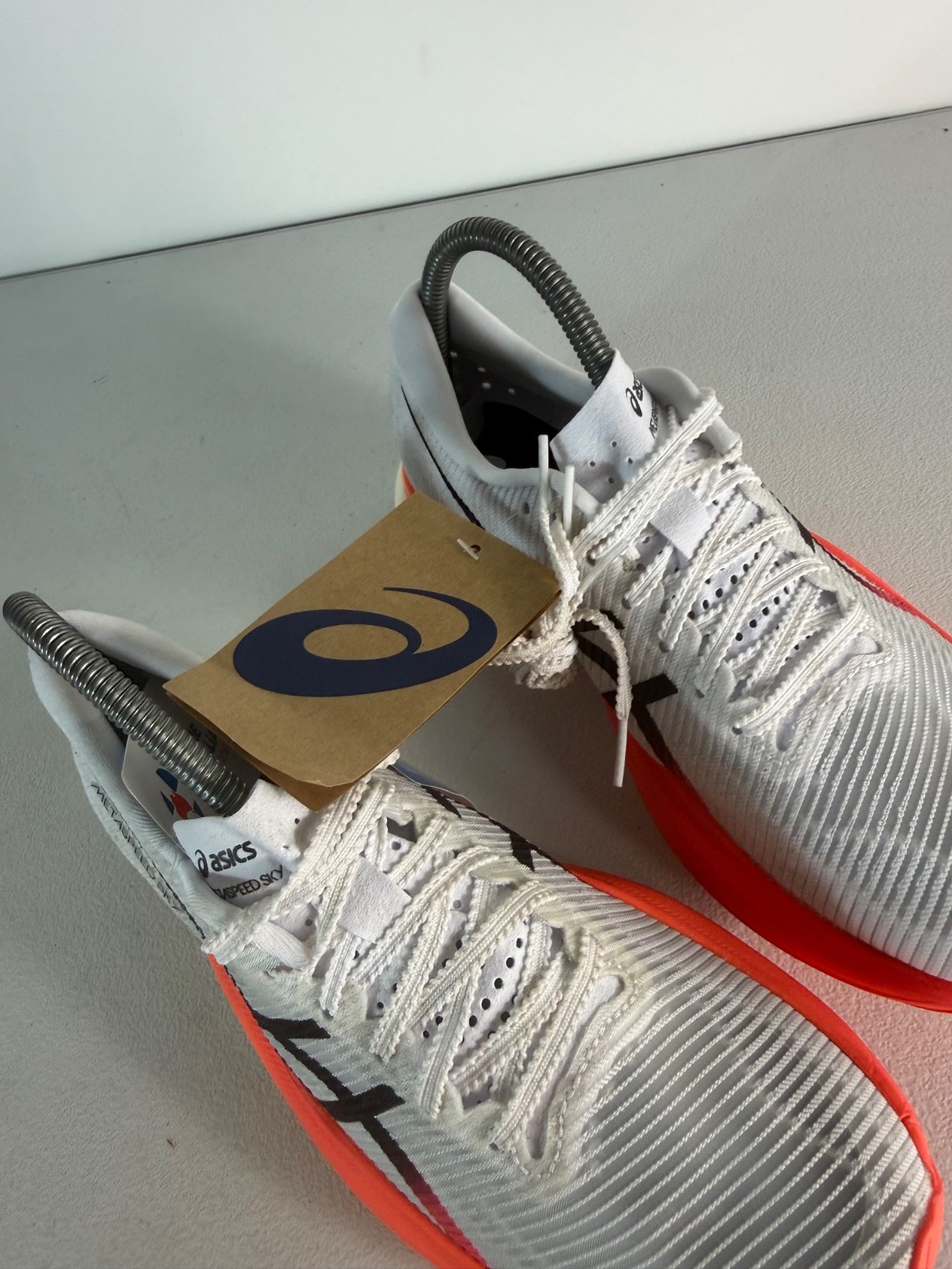 Asics Metaspeed Sky Sneakers Mens Size US 6.5 UK 5.5 EU 39.5 White Red NWT