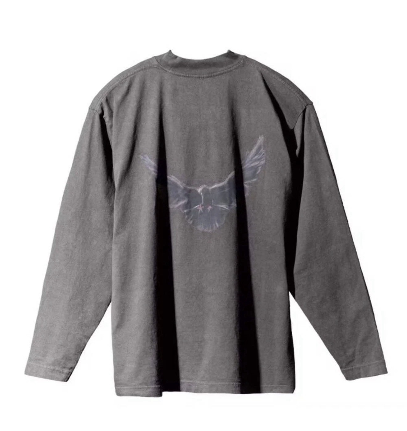Yeezy Gap YZY 10A Dove Long Sleeve Shirt Dark Grey Medium NWT