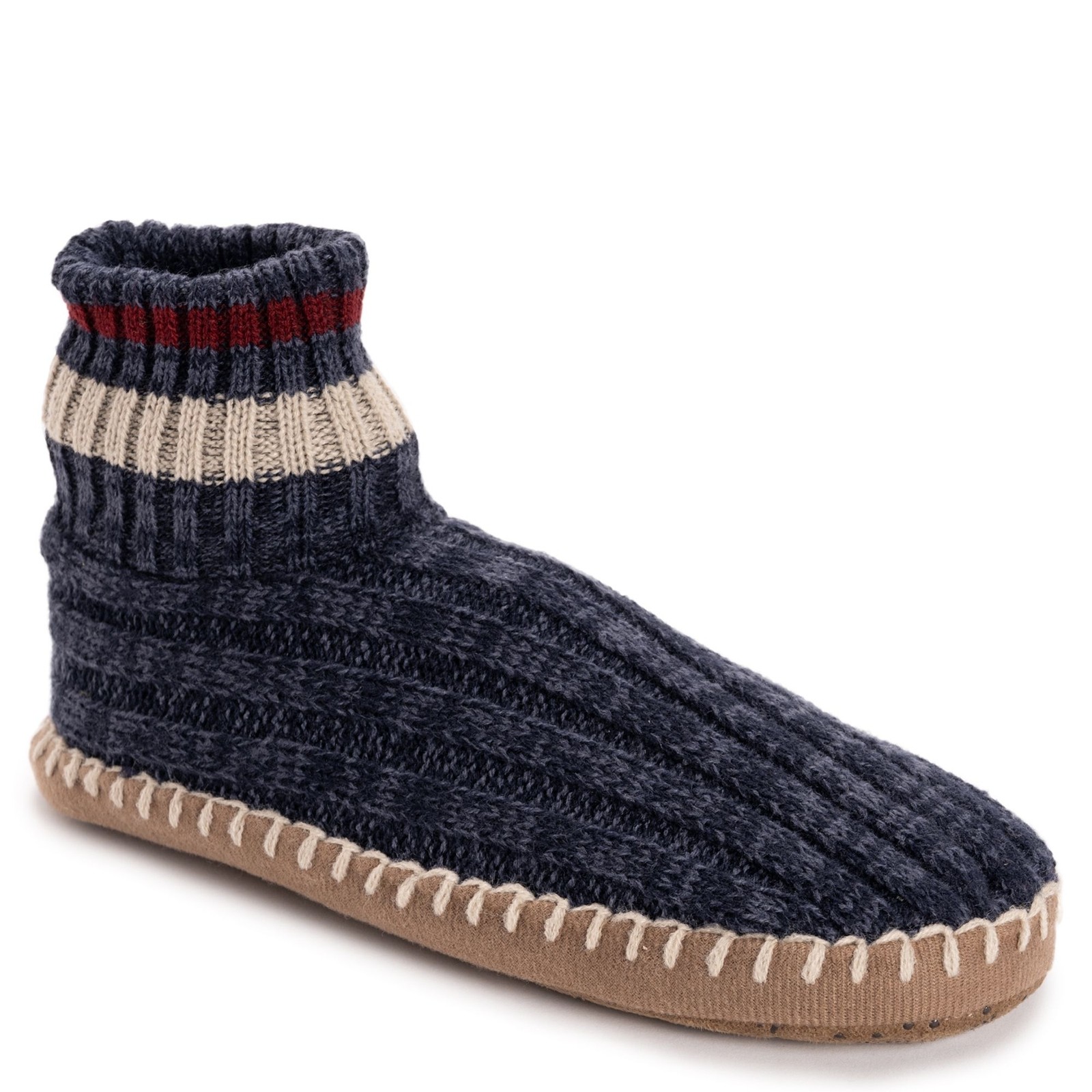 MUK LUKS Men’s Cuff Bootie Slipper