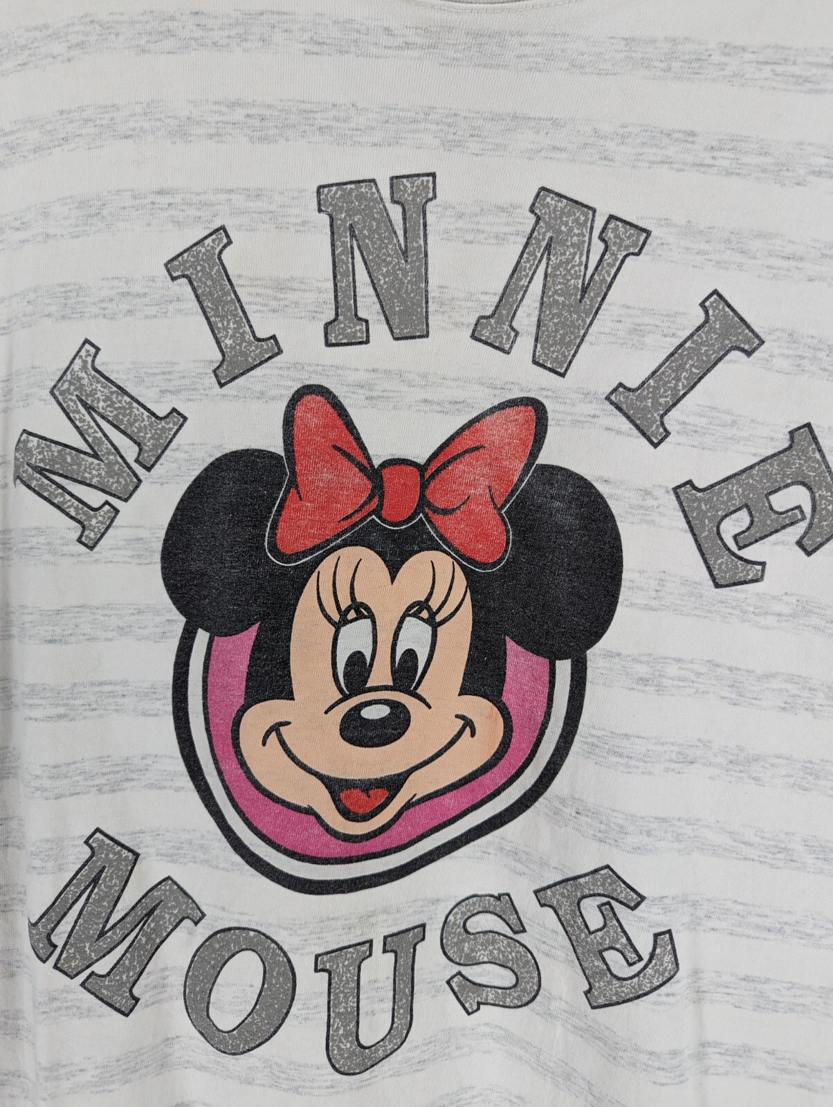 Vintage 90s Grunge Hip Hop Disney Originals Minnie Mouse Big Graphic T Shirt S/M